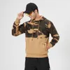 Mens Autumn Hoodies Thick Fleece Camo Hoodies Men Military Sweatshirt Camouflage Slim Fit Hooded Long Sleeve Shirt Fashion Tops 210603