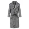 Herren Nachtwäsche Schlafanzug Hochzeit Nachthemd Home Service Mann Winter Pyjamas Warm Kimono Bademantel Kleid Lose Party Pigiama