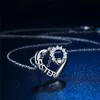 Pendant Necklaces High-grade The Loving Friendship Necklace SISTER Zircon 2022 In Stock Drop