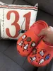 아이들을위한 clog 장식을위한 할로윈 신발 매력 소년 소녀 성인 남성 여성 손목 밴드 팔찌 생일 선물 두개골 신발 액세서리 DHL 무료