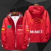 FI-Formel-1-Team-Sweatshirt Herbst und Winter plus warme F1-Fleecejacke