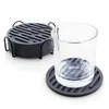 Silicone Cup Draining Coaster Round Thermal Insulation Soft Rubber Tea Coffee Mug Mat Tableware Decor