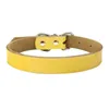 2021 NEW sale Dog accessories Real Cowhide Leather Dog Collars 2 colors 4 sizes Wholesale Free