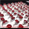 كامل 50pcs Mix Styles Colorful Turquoise Stone Rings for Women Ladies Fashion Jewelry Ring العلامة التجارية الجديدة SDED8 YFOLV6653748