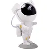 우주 비행사 별이 빛나는 하늘 투영 램프 갤럭시 스타 레이저 프로젝터 USB 충전 분위기 램프 어린이 침실 장식 소년 크리스마스 선물 21126 단단한