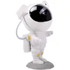 Astronauta Lampada di proiezione del cielo stellato Galaxy Star Proiettore laser Carica USB Lampada d'atmosfera Decorazioni per la camera da letto per bambini Ragazzo Regalo di Natale 21126 Fastship