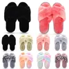 Großhandel Klassiker Winter Hausschuhe für Frauen Schnee Pelz Rutschen Häuser Outdoor Mädchen Damen Pelzigen Slipper Flache Plattformen Weiche Schuhe Turnschuhe 36-41