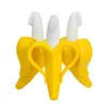 Baby Silikonowa miękka bananowa opieka dentystyczna nowonarodzona ząbek szczoteczki pielęgniarskie dzieci żują zabawka 1993399