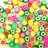 10MM colorato argilla polimerica fiore frutta animale pendenti gioielli ceramica morbida stampa fai da te bohemien perline braccialetto collana accessori