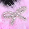 Newborn baby Feather Wing with Rhinestone bow headband Photography Props Set Infant Pretty Angel Fairy Pink White Costume Photo Prop BAW10