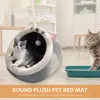 Camas para gatos, muebles de verano, perrera acogedora, cama cálida, alfombrilla de nido suave, cesta para mascotas, casa de peluche para perros pequeños, cueva, gatito, tumbona para dormir, bolsa de cojín