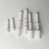 DHL gratuit Mini petit bout d'ongle en céramique 14mm mâle pour NC Nectar Collector Kits Remplacement Dab Nails Tips