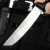 Wysokiej jakości przetrwanie Prosto Nóż Taktyczny 440C Satynowy Tanto Blade ABS Uchwyt Stałe Ostrza Noże z Kydex