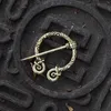 Pins Brooches QIHE JEWELRY Viking Brooch Collection Twists Knotted Fibula Cloak Pin Penannular Shawl For Men Women Kirk22