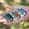 Stainless Steel Outdoor Knife Portable Small Folding Knives Field Mini Multi-functional Backpack Key Pendant Self-defense Pocket EDC Tools HW518