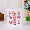 24 m/rouleau père noël renne noël papier toilette décorations de noël créatif imprimé noël serviette en papier w-01011