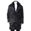 Длинное пальто из искусственного меха, мужская зимняя куртка, мужские куртки-парки в стиле панк, кожаные пальто в полный рост, мужские манто, большие размеры3819286