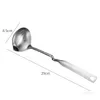 304 Stainless Steel Soup Spoon Hot Pot Soup Residue Oil Filter Spoons Home Kitchen Tools T500893