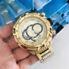 無敗メンズクォーツワイヤートウォッチ発光防水クロノグラフ無敵の高級時計invicto Reloj de Hombre Drop