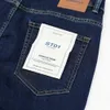 Зимняя руна подкладка джинсов джинсы мужчины Slim Fit Конические джинсовые брюки плюс размер Высокое качество бренда одежда SJ131130 210622