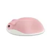 Mouse wireless 2.4G Design simpatico criceto 1200 DPI Mini mouse per computer, regalo ergonomico per bambini