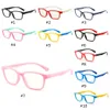 2021 moda bambini prevengono gli occhiali bluray per uomo e donna occhiali in silicone con lenti piatte montatura morbida f8140