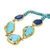 turquoise collier de perles collier