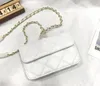 Classique luxe femmes et filles sac à bandoulière bandoulière shopping rose blanc noir vert chaîne tofu mode vente chaude