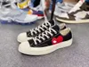 2021 Nya lyxklassiker Skate Shoes Chuck Canvas Spela gemensamt Big Eyes High Top Dot Heart Women Men Fashion Designer Sneakers Chau4286628