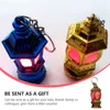 Ficklampor facklor 40st Muslim Ramadan Lantern Key Chain Ring Pendants Charm med LED Light2614773