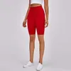 Yoga Kıyafetler Katı Renk Kadın Tasarımcı Marka Pantolon Spor Spor Giyim Elastik Fitness Bayan Genel Egzersiz Şort S2085