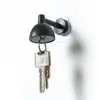 Punch-free Magnetic Key Creative and Interesting Small Table Lamp Shape Wall-mounted Self-adhesive Hook Door