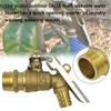 Watering-Ausrüstungen kommenden Wasserhahn im Freien Messing 1/2 Gewindehahn Abschlussbarer Gartenhaus nützliches Werkzeug