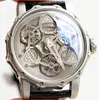watches men's sport needle buckle automatic movement stainless steel dial navigator black leather strap