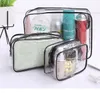 Transparent Make Up Organizer Bath Bath Backs Borse Borsa per stoccaggio Zipper Vari specifiche del colore Comodo impermeabile RRD11364