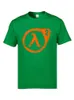 Half Life 2 Tshirts Game Xen G-Man Rolig Skjortor Mens 100% Bomull Sommar / Höst Svart Skjorta Skriv ut Design EES 210629