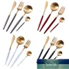 Portugiesisches Design, kreatives Edelstahl-Messer, Gabel, Löffel, westliches Geschirr, Steakmesser, Gabel-Set, Gold-Geschirr, vierteiliges Set1