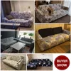 Kussenovertrekken met bloemenprint Stretch Plaid Sofa Covers voor Woonkamer Elastische Couch Chair Cover Sofa Handdoek Home Decor 1/2/3/4-zits 211102