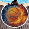 NIEUWE27 Stijlen Ronde Strand Handdoek Deken Brand Softbal Honkbal Basketbal Strand Deken Slaapkamer Decor Yoga Mat Beach Handdoeken Zee Schip EWA5026