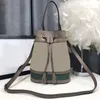 Designer Bucket Bag Classic Double G Genuine Leather Handbags Ladies Fashion Shoulder Bags European and American Natural designerbag
