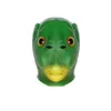 Masque de Cosplay visage de poisson vert pour adultes, masques de Costume d'halloween pâques Mardi Gras, accessoires de mascarade en Latex HNA19004