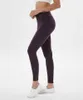 outfit fast and with standard stretch double-sided high waist cropped yoga pants lu-mon288t