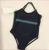 Filles maillot de bain une pièce Bikini enfants été classique plage bain natation concepteur enfants maillots de bain