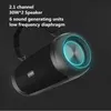 W-King D3 Pro Outdoor Bluetooth5.0 Högtalare med mikrofon 60W stereo subwoofer Vattentät hög effekt 10000mAh 3D surroundljud Vidson TWS bärbar högtalare