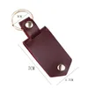 DIY Sublimation Transfer Photo Sticker Keychain Gifts for Women Leather Aluminum Alloy Car Key Pendant Gift RRD7256