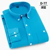 Men's Casual Shirts 2021 Autumn Business Corduroy Long Sleeve Shirt Male Brand Good Quality Blue Red Office Clothes
