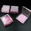 DHL Darmowe 3D Fałszywe rzęsy Opakowania Pusta skrzynka Bling Glitter Eyelash Box na 25mm rzęsy DIY Flash