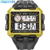 SYNOKE Men's Watches Waterproof Blue Big Dial LED Sports Military Digital Watch Male Electronic Clock Relogio Masculino G1022