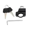 Motorcycle Helmets Universal Helmet Lock Motorbike Hanging Hook Keys Set Aluminum Compatible With 7/8Inch 22mm Handlebar Tubing