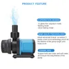 Air Pumps & Accessories Water Pump 220v-240v High Pressure Variable Frequency Adjustable Submersible Large Flow Silent Circulating Aquarium